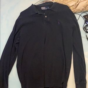 Long sleeve polo shirt